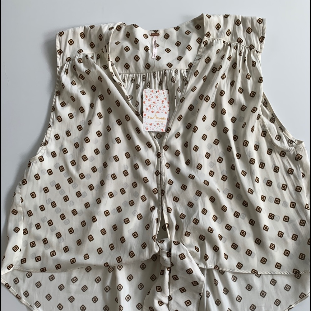 Free People satin top